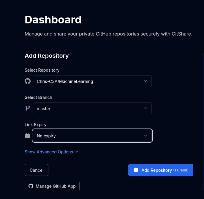 Step 2: Share Your Repository